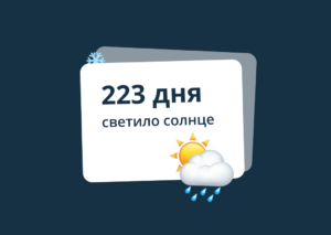 Петербургская погода — 2022 в цифрах. Сколько светило солнце и шел дождь и какие дни были самыми жаркими