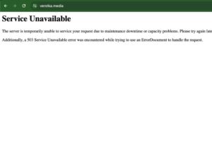 Сайт издания «Верстка» перестал открываться через три часа после публикации текста о возможной мобилизации