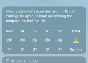 «Ощущается как –8». Холод в Тбилиси